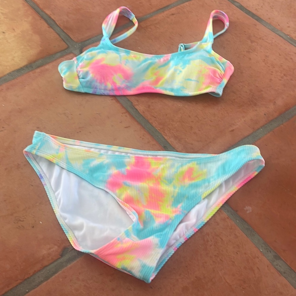 Tye dye bathing suit